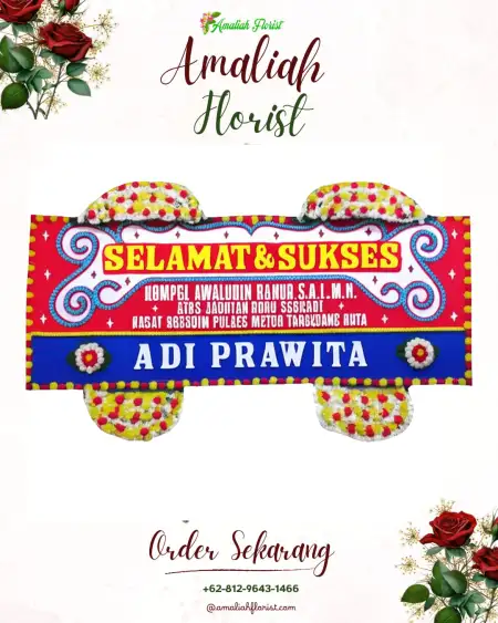 Papan Bunga Ucapan Selamat Bahu